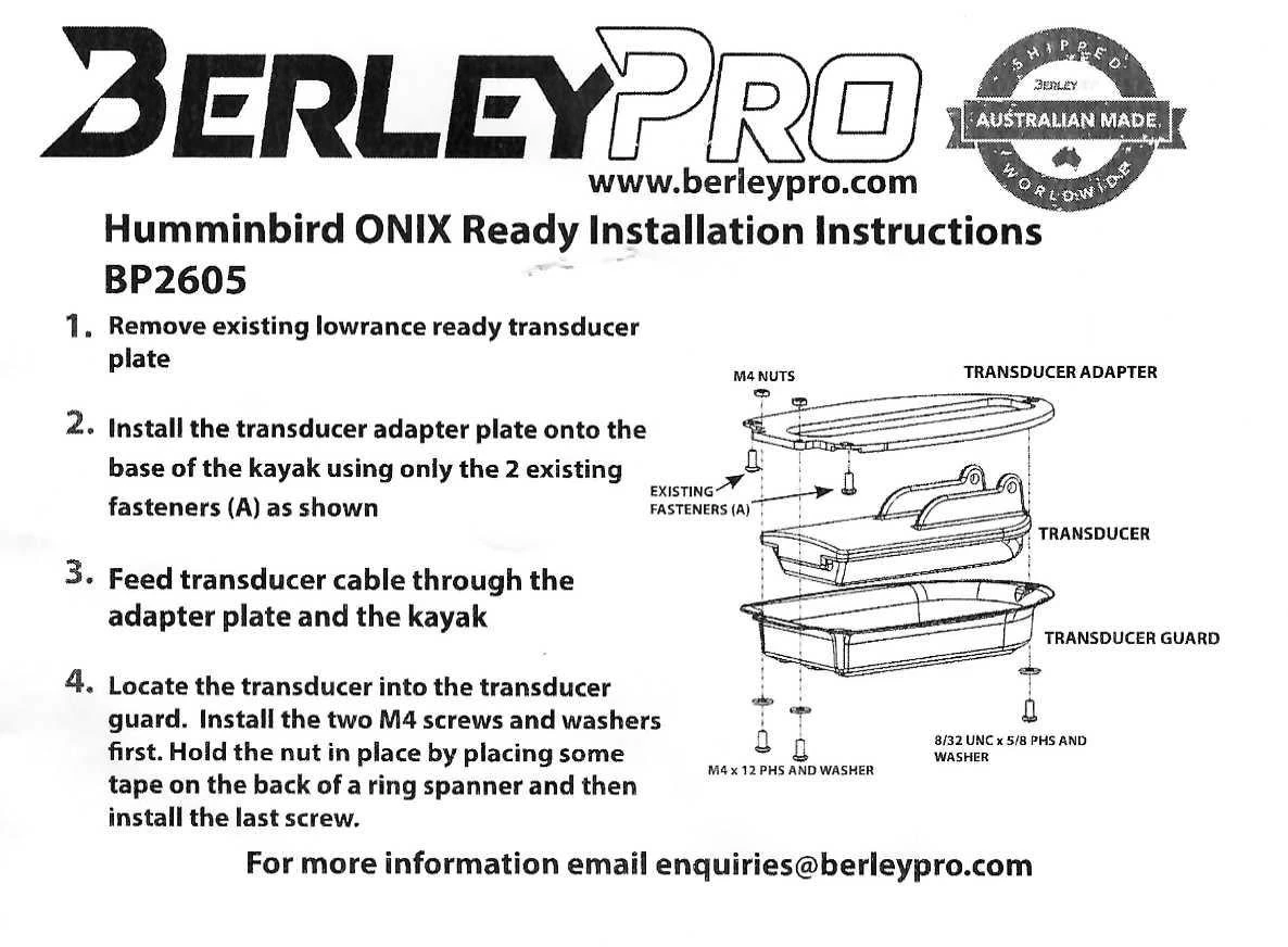 BerleyPro Humminbird HDI Ready Transducer Mount - Disc - Image 7