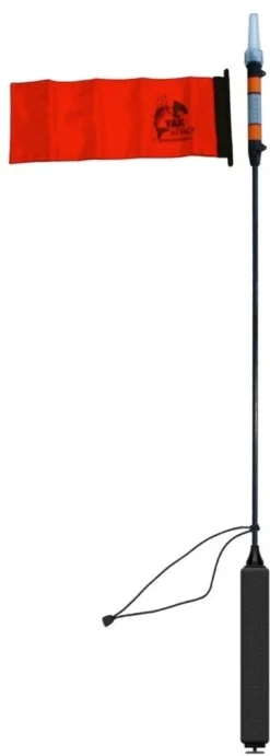 Yak-Attack VISIpole II Light, Mast, Floating Base, MightyMount/GearTrac Ready Includes Flag